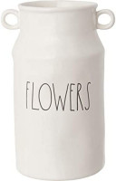 Magenta Rae Dunn Flowers Ceramic Vase Artisan Collection: Home & Kitchen