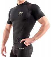 Wholesale Mava Sports Compression Short Sleeve Shirt for Men