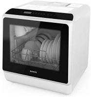 NOVETE TDQR01 Countertop Portable Dishwasher w 5L Built In Water